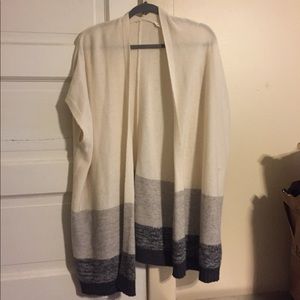 Cream/Grey Athleta Cashmere Color-block Wrap